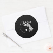 Sticker Rond bonsai tree japonais bouddhiste zen (Enveloppe)