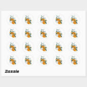 Sticker Rond Boo ! (Feuille)