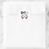 Sticker Rond Boo Bees Ghost Bee Halloween Costume Femmes Drôle (Sac)