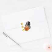 Sticker Rond Boo espagnol tibétain (Enveloppe)