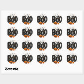 Sticker Rond BOO Frankenstein Stitch Halloween Party (Feuille)