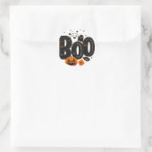 Sticker Rond BOO Frankenstein Stitch Halloween Party (Sac)