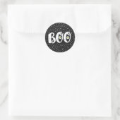 Sticker Rond Boo Halloween (Sac)