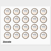 Sticker Rond BOO Happy Halloween Treat (Feuille)