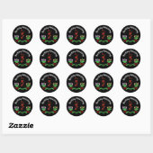 Sticker Rond Bookworms Buddy Lecture (Feuille)