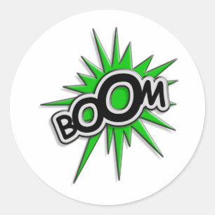 Sticker Rond Boom