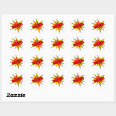 Sticker Rond Boom ! Dessin SFX (Feuille)