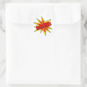 Sticker Rond Boom ! Dessin SFX (Sac)