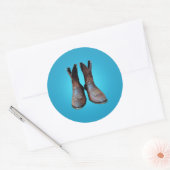 Sticker Rond Boots anciens (Enveloppe)