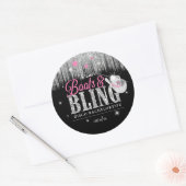 Sticker Rond Boots 'n Bling Disco Bachelorette ID925 (Enveloppe)