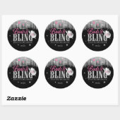 Sticker Rond Boots 'n Bling Disco Bachelorette ID925 (Feuille)