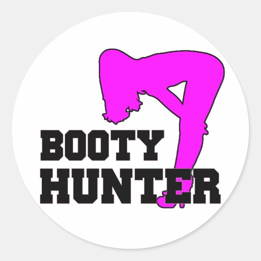 Sticker Rond Booty Hunter (Devant)