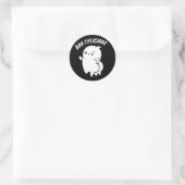 Sticker Rond Bootylicious Funny Ghost Pun (Sac)