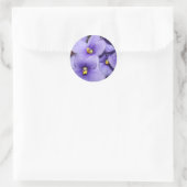 Sticker Rond Boquet violet (Sac)
