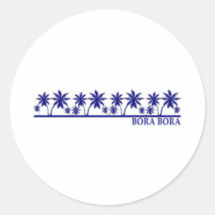 Sticker Rond Bora Bora