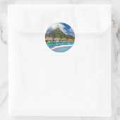 Sticker Rond Bora Bora (Sac)