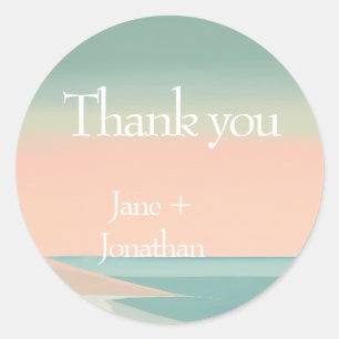 Sticker Rond bord de mer