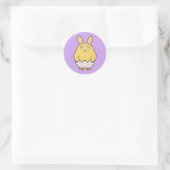 Sticker Rond Bored Bunny Chick (Sac)