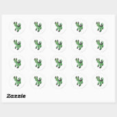 Sticker Rond Bori Green (Feuille)