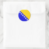 Sticker Rond Bosnie-Herzégovine (Sac)
