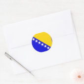 Sticker Rond Bosnie-Herzégovine (Enveloppe)