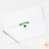 Sticker Rond Boston Irish (Enveloppe)