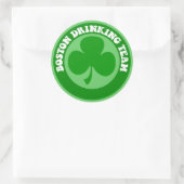 Sticker Rond Boston St Patrick's Day (Sac)
