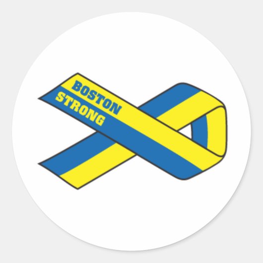 Sticker Rond Boston Strong (Devant)