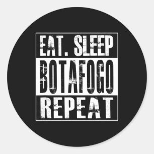 Sticker Rond Botafogo Soccer - Maillot Botafogo - Maillot Botaf