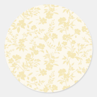Sticker Rond Botanical Garden Buttercream - Neutral