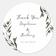 Botanique Olive Branch Feuille Mariage italien