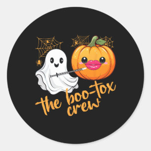 Sticker Rond Botox Remplissage Halloween Injector esthétique In