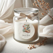 Sticker Rond Bottes et Bublly Shower Mariage Occidental