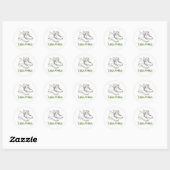 Sticker Rond bottez, faites une randonnée (Feuille)