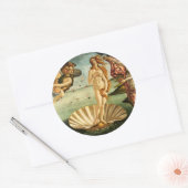 Sticker Rond Botticelli Naissance De La Peinture D'Art Renaissa (Enveloppe)
