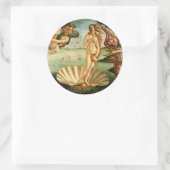 Sticker Rond Botticelli Naissance De La Peinture D'Art Renaissa (Sac)