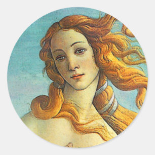 Sticker Rond Botticelli naissance de Vénus