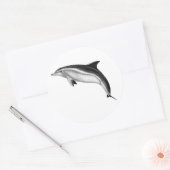 STICKER ROND BOTTLENOSE DOLPHIN (Enveloppe)