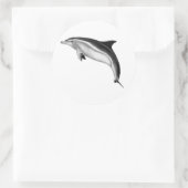 STICKER ROND BOTTLENOSE DOLPHIN (Sac)