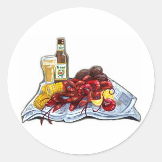 Sticker Rond Boubugs et brasser (Devant)