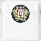Sticker Rond Bouche de porc (Sac)
