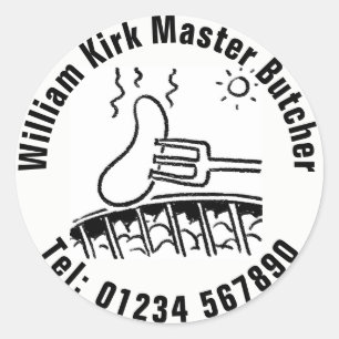 Sticker Rond Boucher maître