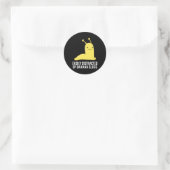 Sticker Rond Bouchon De Banane Facilement Distrait Par Bouchon  (Sac)