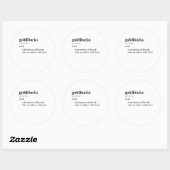 STICKER ROND BOUCLEDOR (Feuille)