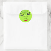 Sticker Rond Boucles d'extension de courge de maquillage Artist (Sac)