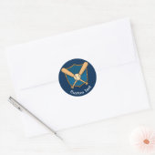 Sticker Rond Bouclier de baseball (Enveloppe)