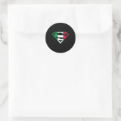 Sticker Rond Bouclier super-italien (Sac)