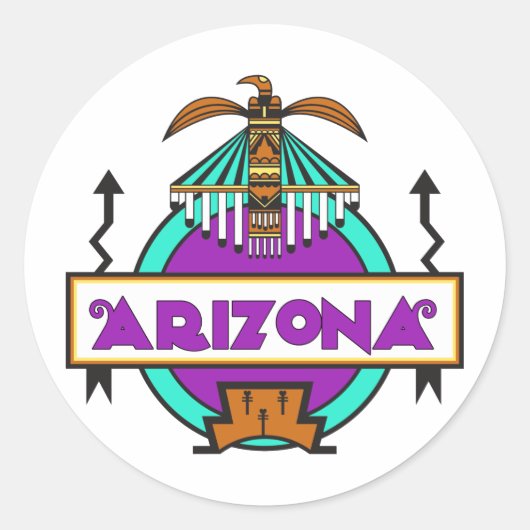 Sticker Rond Bouclier Thunderbird (Devant)