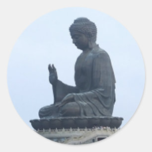 Sticker Rond Bouddha