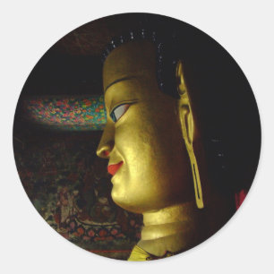 Sticker Rond Bouddha Shakyamuni - L'Himalaya, le Dharma